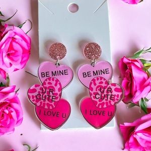 Valentine earrings ❤️❤️❤️